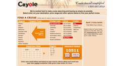 Desktop Screenshot of cayole.com